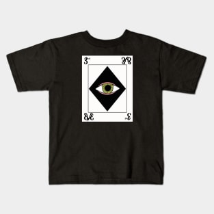 3rd eye playing card Kids T-Shirt